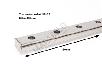 Lineární vedení MGN12 350 mm